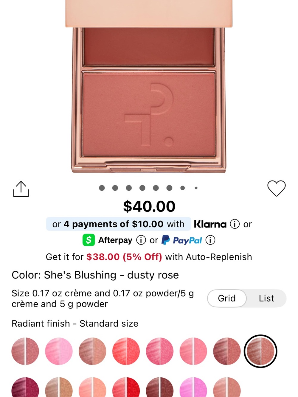 Patrick Ta Dusty Rose Dual Blush Duo - Picture 3 of 3